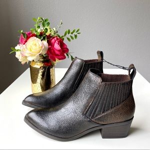 Dolce Vita DV NEW Brown Crackle Ankle Boots 6